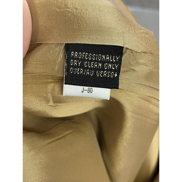 Dana Buchman Pants Womens 2 Camel Wool Blend Goddess Pleated Lined Work Office - Picture 14 of 15